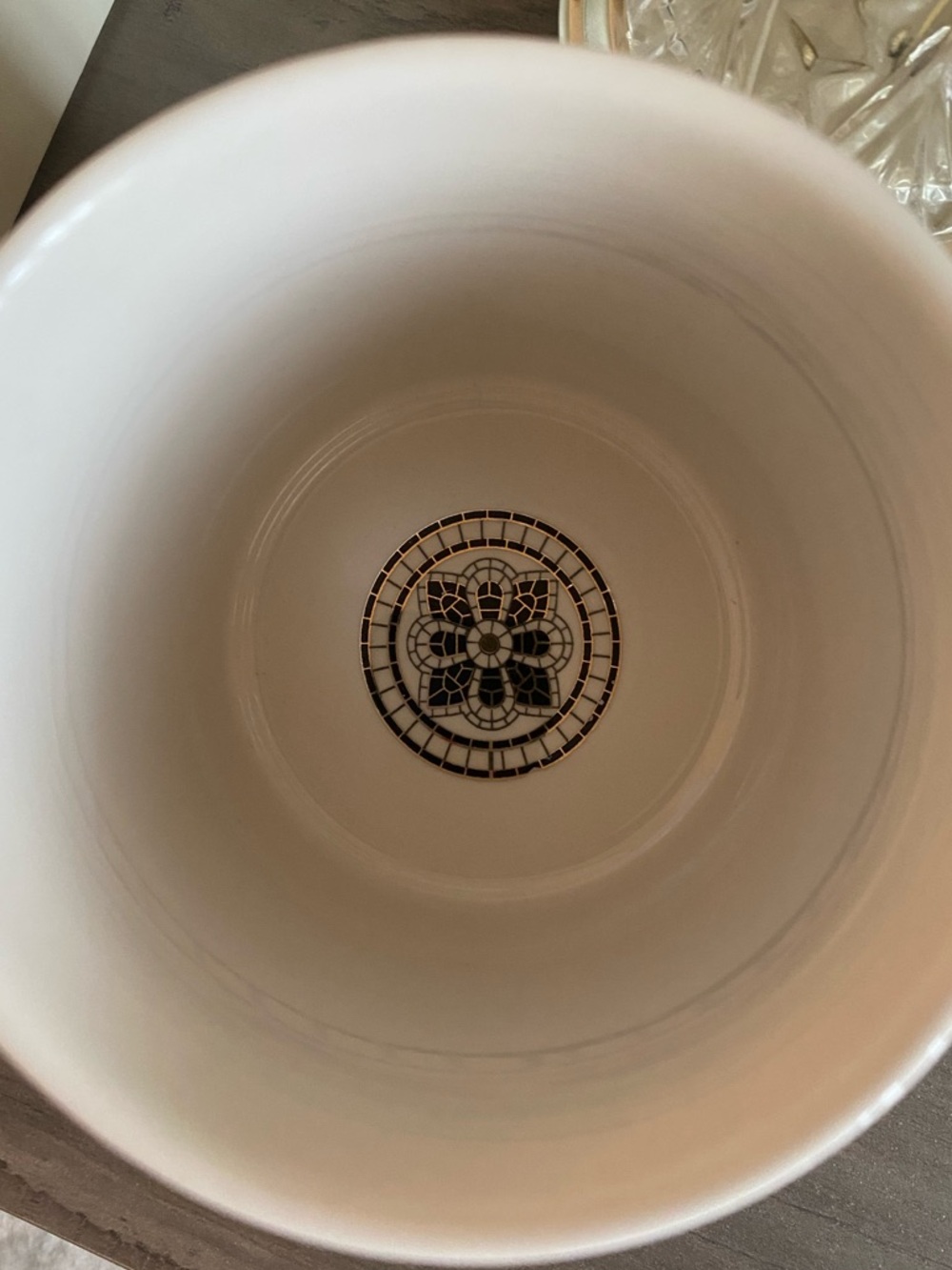 Anthropologie Bistro Tile Monogram Mug - Letter N - Picture 3 of 4